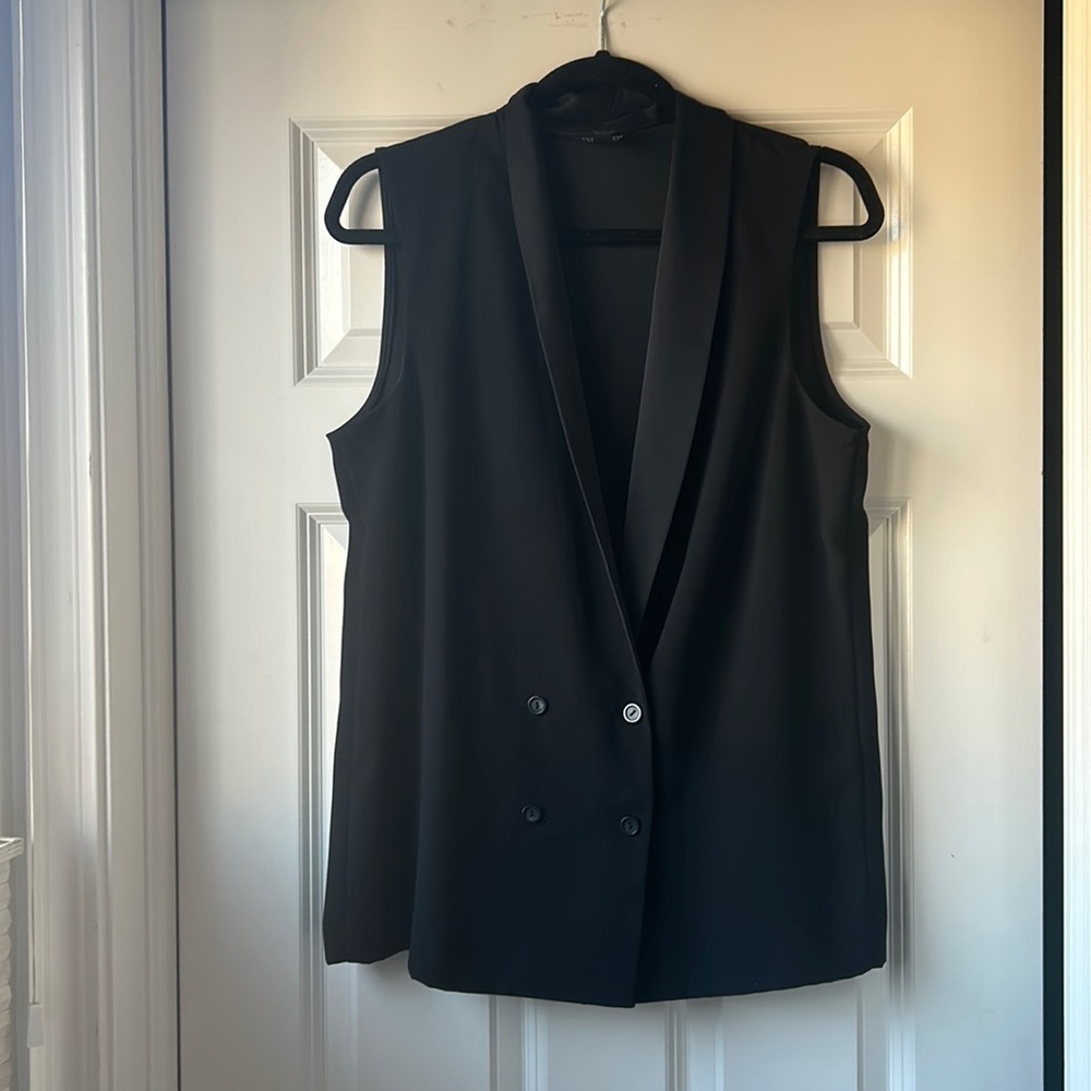 Topshop Vest size 6 Black
